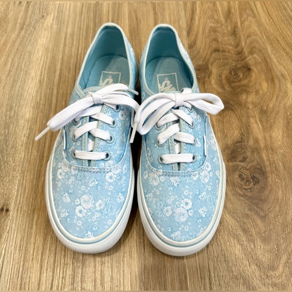 Vans Authentic PLATFORMS Tonal Floral Omphlds True White sneakers Size 7 LNC - Picture 1 of 6